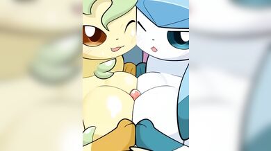 Pokemon Cum Play: Leafeon and Glaceon's Twin Titillation