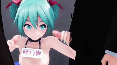 Public Handjob Miku-Short
