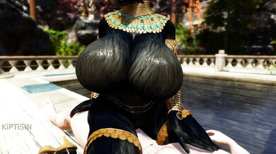 Golden Dick Rider: Black Kitten's Khajiit Cum Adventure