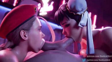 Street Fighter X Hentai: Cammy and Chun-Li's Killer Combo (Darklulbird Remix)