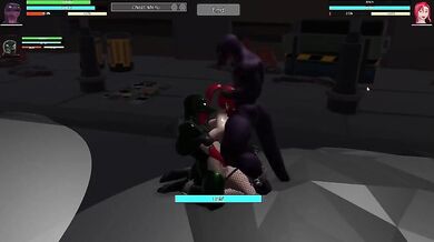 Lavender the Purple Lizard Fucks the Robo Lizard, while Ellie the AI Watches in Amazement