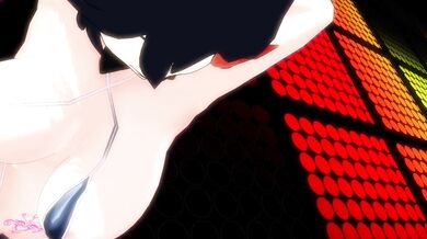 Futa Miku Blows a Giant Load on Ryuko's Cake-Face