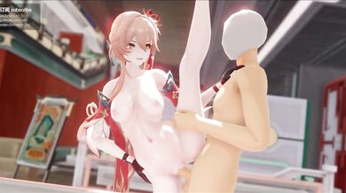 Busty Anime Beauties Get Freaky on the Rail in 'Honkai Star Rail' PMV!