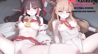 Reimu and Suika's Hot Lesbian Action in Hakurei