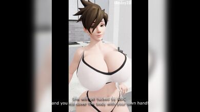 Cum Inside My Overwatch Tracer Cosplay Dildo
