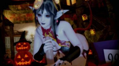 Lady Vampire Honoka's Late Halloween Punishment