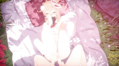 Gangbanged by the Harem: Yoimiya's Naked Playdate