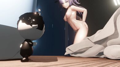 Yuuka's Naked Footjob Adventure in HD Quality
