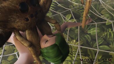 The Spider and the Girl - A Hentai Monster Love Story