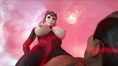 'Scarlet Witch Takes Her New Husband [0Zman] for a Ride'
