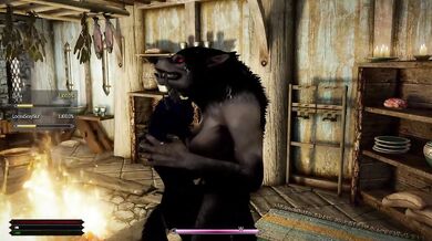 - Lascivious Futanari Succubus and Her Lycanthrope Sex Toy Get Down in Public