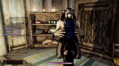 - Lascivious Futanari Succubus and Her Lycanthrope Sex Toy Get Down in Public