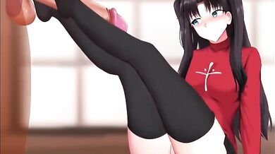 The Art of Pleasure: Tohsaka Rin and Ginhaha's Erotic Adventure