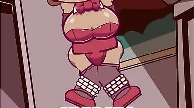 Small Boobies in a Rabbit Costume Gag!