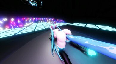 Riding Hatsune Miku's 3D Digital Pussy: A Sexually Explicit Adventure in VR