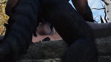 Werewolf Tames Gothic Vampire's Virgin Cunt [Lizard3469]