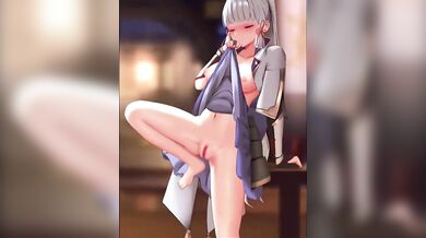 'The Hentai Frenzy of Ayaka Kamisato with Ginhaha: A Sexual Adventure'