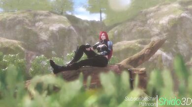 Katarina's Tight Snatch Gets Nailed Hard by the Nature-Loving Shidosan
