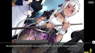 Cum-guzzling Slut Yulia (Taimanin RPGX English) Gets Fucked by Her Master's Huge Cock