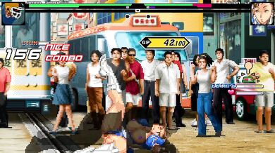 Brian's Explosive Threesome with Chun-Li and Mai