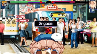Brian's Explosive Threesome with Chun-Li and Mai
