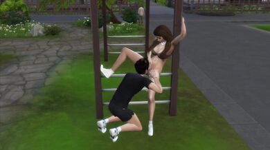 Public Lovemaking in the Shade of the Park with Lola