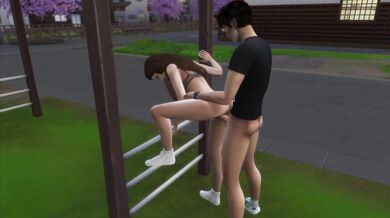 Public Lovemaking in the Shade of the Park with Lola