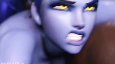 WidowMaker's Milky Loads Plop onto Anastasia's Face in 'Plap!'