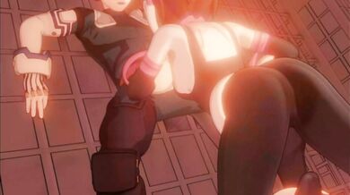 Screwing on the Sidewalk with Ochaco Uraraka in Boku no Hero Academia