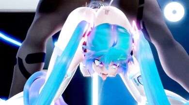 Arachnid Amalgamation: A Compilation of Frieren, Hatsune Miku, Rebecca & Ijiranaide Nagatoro-san's Cyberpunk Adventures