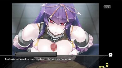 Tsubaki Takes On Taimanin RPGX in Hot English Action!