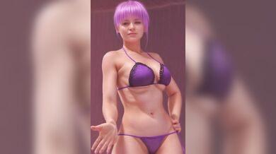 Watch as Ayane performs a sexy pole dance, enhanced by advanced artificial intelligence technology!