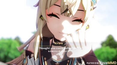 Evil Cat Kirara Gets Naughty in RaveMMD Video