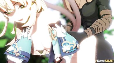 Evil Cat Kirara Gets Naughty in RaveMMD Video
