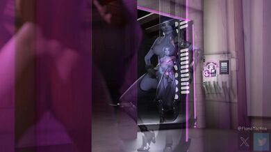 Sneaky Widowmaker Caught Spying on Naughty Sombra's FLAMA!