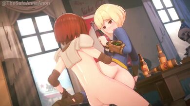 The Hottest Sexy Time with the Vault Dweller and the Raider in the Apocalyptic Wasteland