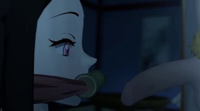 Nezuko y Zenitsu en una fiesta loca [granparrilla]