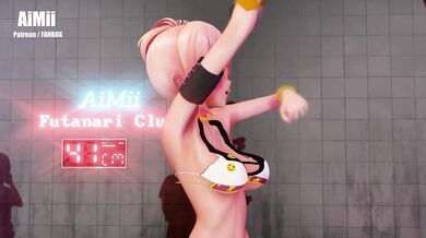 Mika's Big Futanari Dance Party