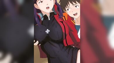 The misadventures of Katsuragi and Standing Misato.
