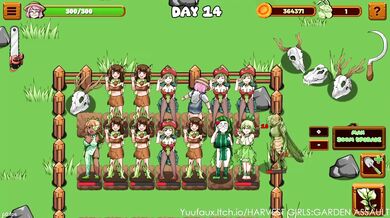 Juicy Harvest Girls Take on the Garden in a Series of Sexy Assaults!