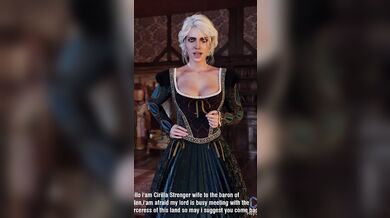 Naughty Ciri's Desperate Chase for the Horny Baron
