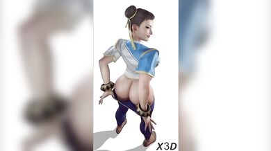 Busty Chun-Li's Street Fighter Cumshots and Anal