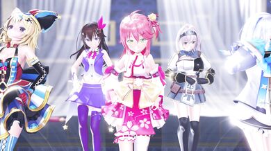 [Four-kissing-my-daughter] Hololive EXID UP DOWN