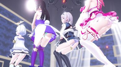 [Four-kissing-my-daughter] Hololive EXID UP DOWN