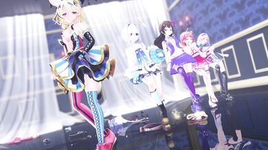 [Four-kissing-my-daughter] Hololive EXID UP DOWN