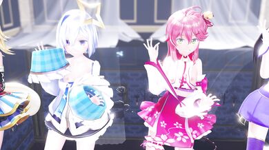 [Four-kissing-my-daughter] Hololive EXID UP DOWN