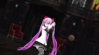 MMD Hentai: Miku's Naughty Striptease with Pink Hair, Reversible Campaign Song & Vocaloid Voice