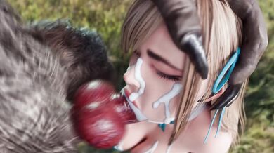 Asuna x Wolf - Asuna and the Wolf