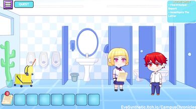 Campus Chronicles: Public Toilet Pussy Pounding