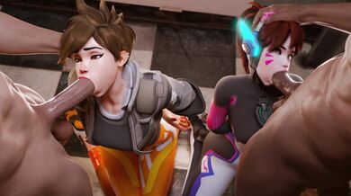 Tracer & D.Va's Erotic Adventure, Vol. 1 [Uncensored][TheCount][NSFW]